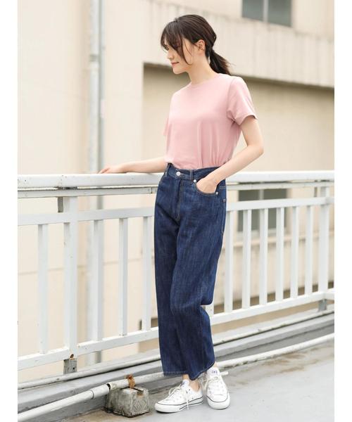 AMERICAN HOLIC(アメリカンホリック)の「ベーシッククルーネックカットプルオーバー *(Tシャツ/カットソー・レディース・ブラック/オフホワイト/サックスブルー/ピンク/グレー系その他/グレー系その他2・S/M/L)」の15枚目の写真