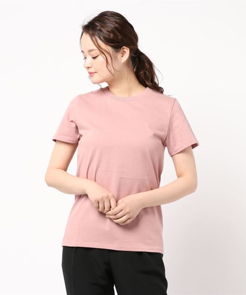 AMERICAN HOLIC(アメリカンホリック)の「ベーシッククルーネックカットプルオーバー *(Tシャツ/カットソー・レディース・ブラック/オフホワイト/サックスブルー/ピンク/グレー系その他/グレー系その他2・S/M/L)」の17枚目の写真