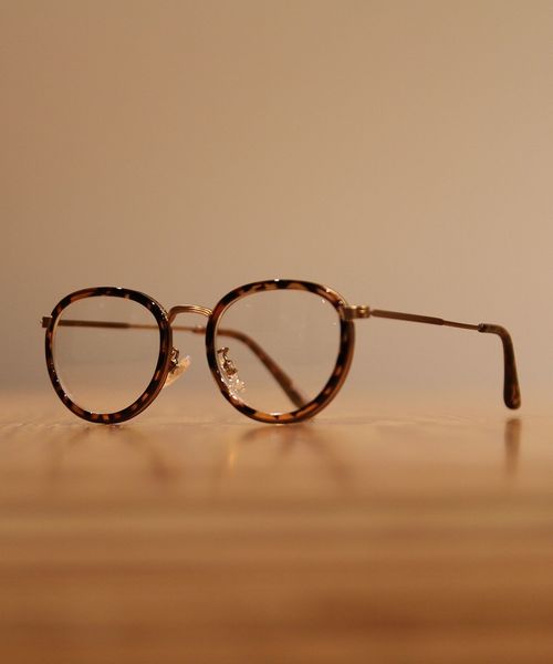 coen（コーエン）の「ボストンClearLens メガネ（メガネ・メンズ・ブラウン/ブラック・FREE）」の2枚目の写真