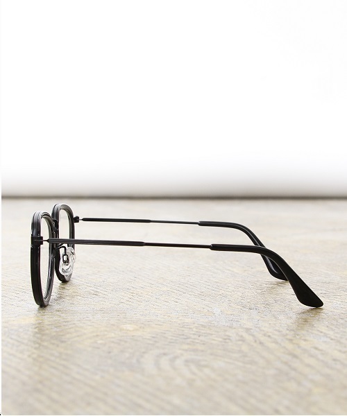 coen（コーエン）の「ボストンClearLens メガネ（メガネ・メンズ・ブラウン/ブラック・FREE）」の12枚目の写真