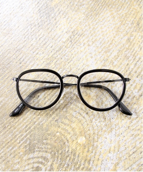 coen（コーエン）の「ボストンClearLens メガネ（メガネ・メンズ・ブラウン/ブラック・FREE）」の13枚目の写真