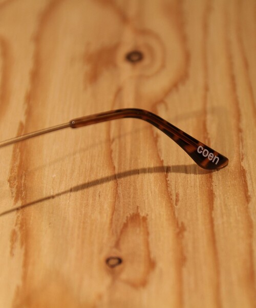 coen（コーエン）の「ボストンClearLens メガネ（メガネ・メンズ・ブラウン/ブラック・FREE）」の6枚目の写真