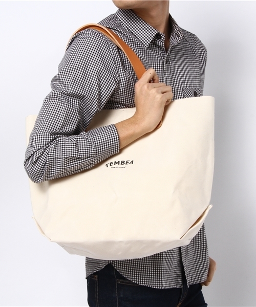 TEMBEA（テンベア）の「＜TEMBEA（テンベア）＞ DELIVERY CANVAS/バッグ（トートバッグ・メンズ・ホワイト/グレー・ONE SIZE）」の11枚目の写真