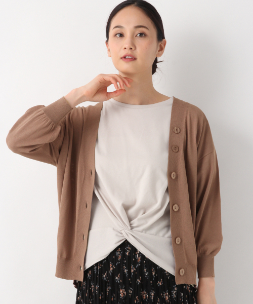 GLOBAL WORK（グローバルワーク）の「洗えるミドルタケカーディガン/839027（カーディガン/ボレロ）」 WEAR