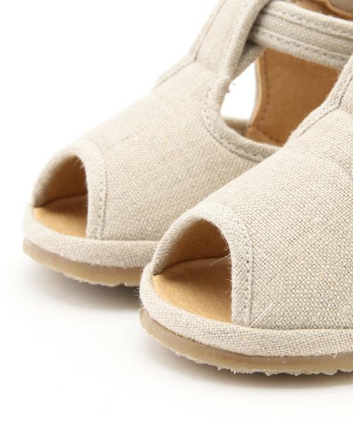 ZOOM（ズーム）の「ZOOM / Linen T-Strap (12.5～14.5cm)（サンダル・キッズ・チャコールグレー/ブラウン/パープル/ベージュ/グレー・13.5/13/12.5/14.5/14）」の20枚目の写真