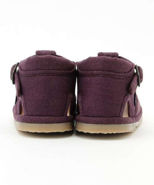 ZOOM（ズーム）の「ZOOM / Linen T-Strap (12.5～14.5cm)（サンダル・キッズ・チャコールグレー/ブラウン/パープル/ベージュ/グレー・13.5/13/12.5/14.5/14）」の17枚目の写真