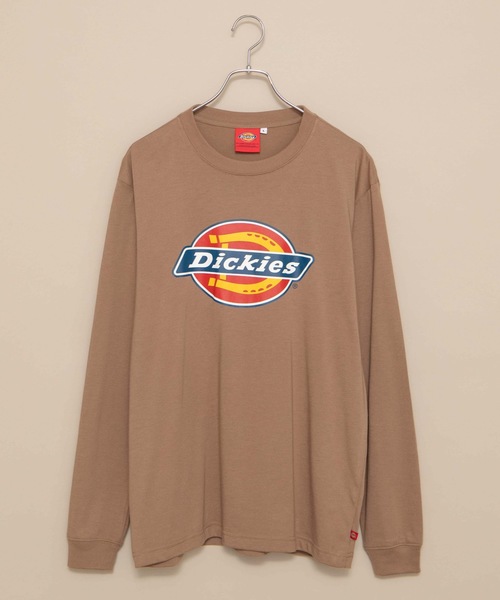 Dickies（ディッキーズ）の「∴WEGO/【WEB限定】Dickies 別注ロゴプリントロンT（Tシャツ/カットソー・メンズ・ベージュ/パープル/ホワイト/ブラック・LARGE/MEDIUM）」の18枚目の写真