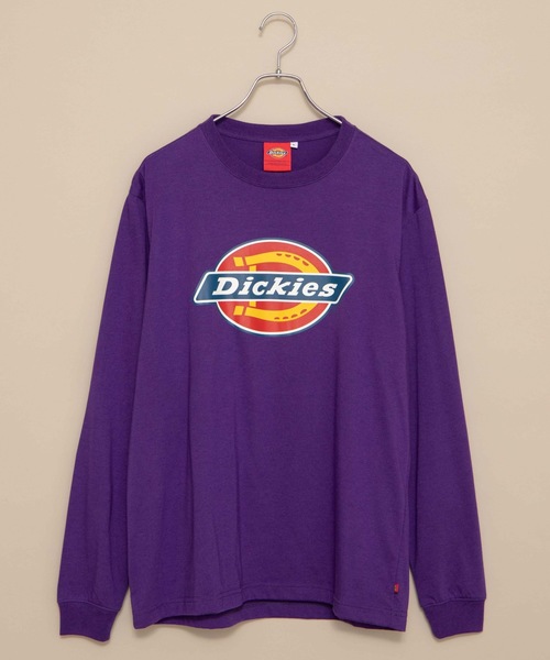 Dickies（ディッキーズ）の「∴WEGO/【WEB限定】Dickies 別注ロゴプリントロンT（Tシャツ/カットソー・メンズ・ベージュ/パープル/ホワイト/ブラック・LARGE/MEDIUM）」の19枚目の写真