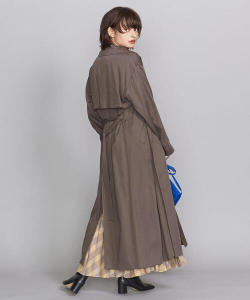 RIM.ARK（リムアーク）の「【別注】＜RIM ARK＞マキシガウン（その他アウター・レディース・ダークグレー/オフホワイト・FREE）」の15枚目の写真