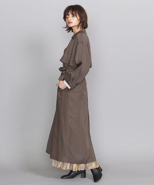 RIM.ARK（リムアーク）の「【別注】＜RIM ARK＞マキシガウン（その他アウター・レディース・ダークグレー/オフホワイト・FREE）」の14枚目の写真