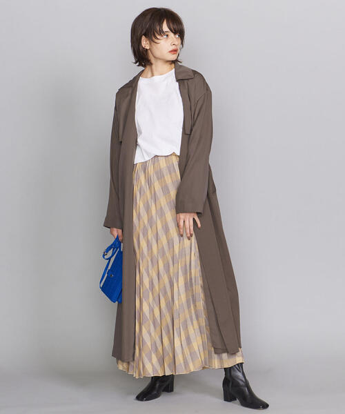 RIM.ARK（リムアーク）の「【別注】＜RIM ARK＞マキシガウン（その他アウター・レディース・ダークグレー/オフホワイト・FREE）」の12枚目の写真