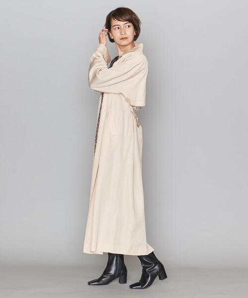 RIM.ARK（リムアーク）の「【別注】＜RIM ARK＞マキシガウン（その他アウター・レディース・ダークグレー/オフホワイト・FREE）」の11枚目の写真