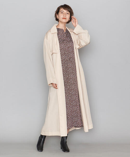 RIM.ARK（リムアーク）の「【別注】＜RIM ARK＞マキシガウン（その他アウター・レディース・ダークグレー/オフホワイト・FREE）」の9枚目の写真