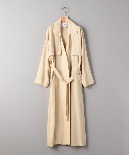 RIM.ARK（リムアーク）の「【別注】＜RIM ARK＞マキシガウン（その他アウター・レディース・ダークグレー/オフホワイト・FREE）」の8枚目の写真