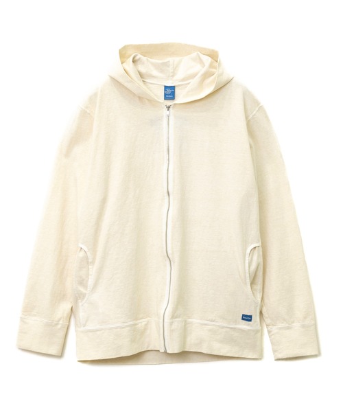Good On(グッドオン)の「Good On/グッドオン ZIP TEE PARKER(パーカー・メンズ・ブルーグリーン/マルーン/チャコールグレー/サックスブルー/マスタード/ライトグリーン/グリーン系その他/ライトブラウン/ブルー系その他/ワイン/ブラック/バイオレット/コーラルピンク/ナチュラル/ライトブルー/ネイビー・SMALL/MEDIUM/LARGE)」の6枚目の写真