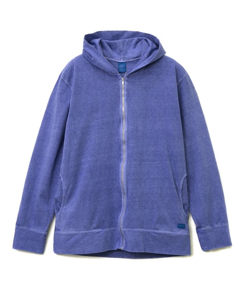 Good On(グッドオン)の「Good On/グッドオン ZIP TEE PARKER(パーカー・メンズ・ブルーグリーン/マルーン/チャコールグレー/サックスブルー/マスタード/ライトグリーン/グリーン系その他/ライトブラウン/ブルー系その他/ワイン/ブラック/バイオレット/コーラルピンク/ナチュラル/ライトブルー/ネイビー・SMALL/MEDIUM/LARGE)」の12枚目の写真