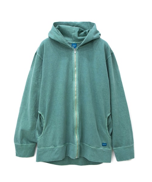 Good On(グッドオン)の「Good On/グッドオン ZIP TEE PARKER(パーカー・メンズ・ブルーグリーン/マルーン/チャコールグレー/サックスブルー/マスタード/ライトグリーン/グリーン系その他/ライトブラウン/ブルー系その他/ワイン/ブラック/バイオレット/コーラルピンク/ナチュラル/ライトブルー/ネイビー・SMALL/MEDIUM/LARGE)」の7枚目の写真