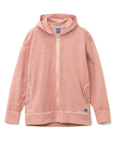 Good On(グッドオン)の「Good On/グッドオン ZIP TEE PARKER(パーカー・メンズ・ブルーグリーン/マルーン/チャコールグレー/サックスブルー/マスタード/ライトグリーン/グリーン系その他/ライトブラウン/ブルー系その他/ワイン/ブラック/バイオレット/コーラルピンク/ナチュラル/ライトブルー/ネイビー・SMALL/MEDIUM/LARGE)」の14枚目の写真