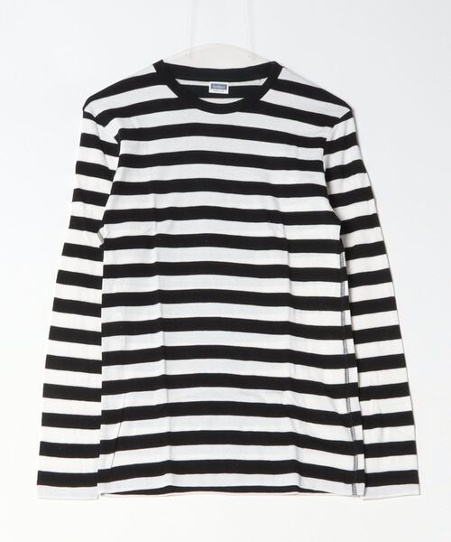 Healthknit(ヘルスニット)の「【 Healthknit / ヘルスニット 】 フライスクルーネック長袖Tシャツ 862 SIP(Tシャツ/カットソー・メンズ・ダークネイビー/オフホワイト/ブラック系その他/ネイビー/ダークブルー・LARGE/SMALL/MEDIUM/S/M)」の2枚目の写真