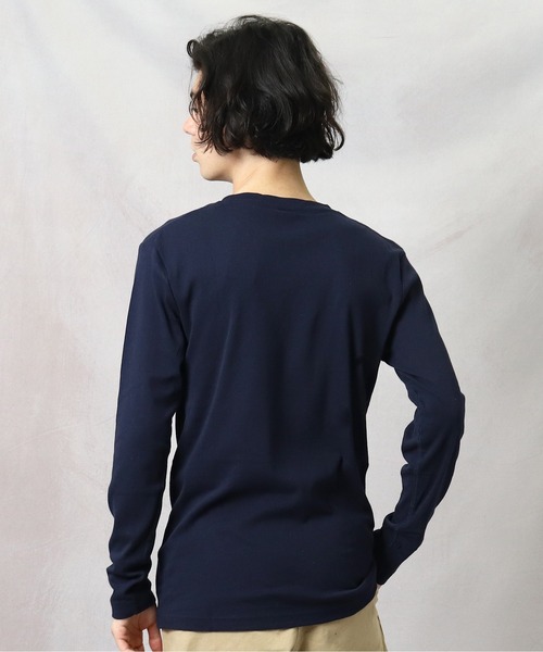 Healthknit(ヘルスニット)の「【 Healthknit / ヘルスニット 】 フライスクルーネック長袖Tシャツ 862 SIP(Tシャツ/カットソー・メンズ・ダークネイビー/オフホワイト/ブラック系その他/ネイビー/ダークブルー・LARGE/SMALL/MEDIUM/S/M)」の20枚目の写真