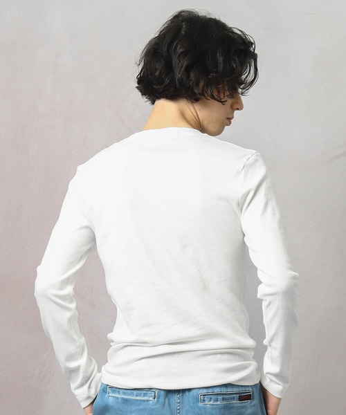 Healthknit(ヘルスニット)の「【 Healthknit / ヘルスニット 】 フライスクルーネック長袖Tシャツ 862 SIP(Tシャツ/カットソー・メンズ・ダークネイビー/オフホワイト/ブラック系その他/ネイビー/ダークブルー・LARGE/SMALL/MEDIUM/S/M)」の18枚目の写真