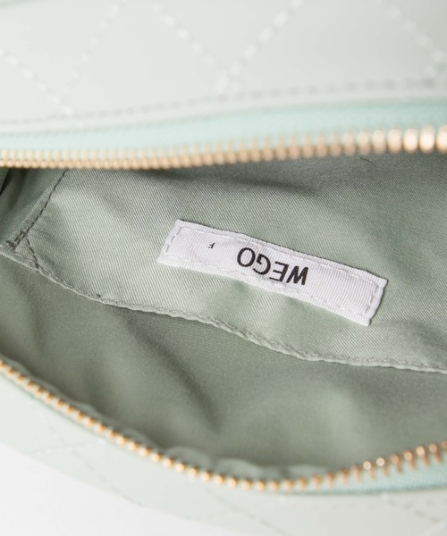 WEGO（ウィゴー）の「WEGO/キルティングフラップショルダーバッグ（ショルダーバッグ・レディース・ベージュ/グリーン系その他/ブラック・FREE）」の13枚目の写真
