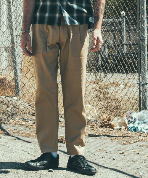 CRIMIE(クライミー)の「NYLON & COTTON BAKER PANT(チノパンツ・メンズ・ブラック/ベージュ/カーキ/ネイビー・XS/S/M/L/XL/XXL)」の3枚目の写真