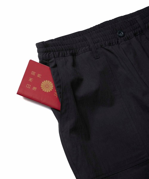 CRIMIE(クライミー)の「NYLON & COTTON BAKER PANT(チノパンツ・メンズ・ブラック/ベージュ/カーキ/ネイビー・XS/S/M/L/XL/XXL)」の7枚目の写真