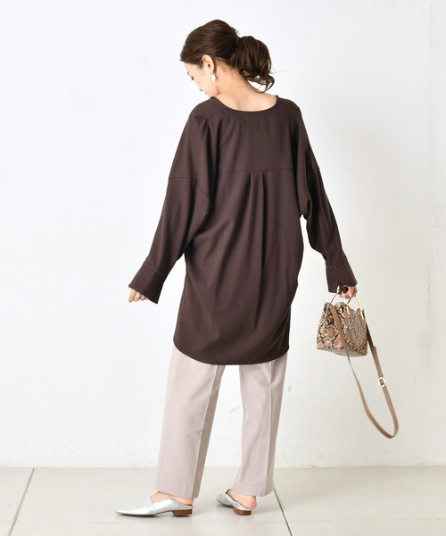 DouDou（ドゥドゥ）の「起毛センプレパンツ（その他パンツ・レディース・ベージュ/イエロー/キャメル・38/36）」の17枚目の写真