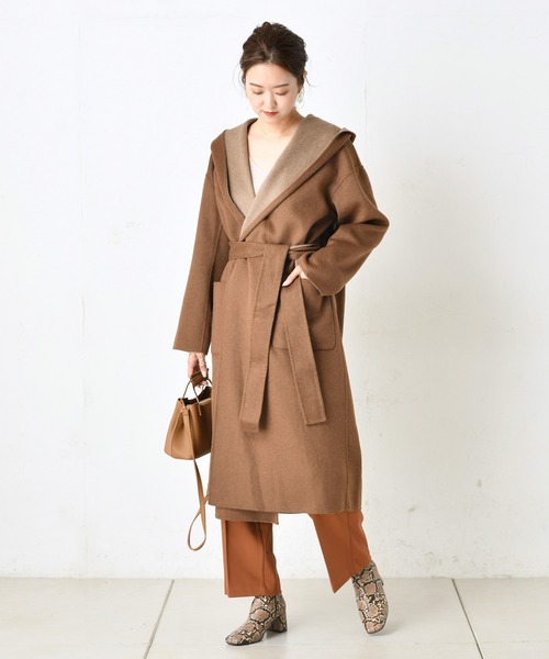 DouDou（ドゥドゥ）の「起毛センプレパンツ（その他パンツ・レディース・ベージュ/イエロー/キャメル・38/36）」の10枚目の写真