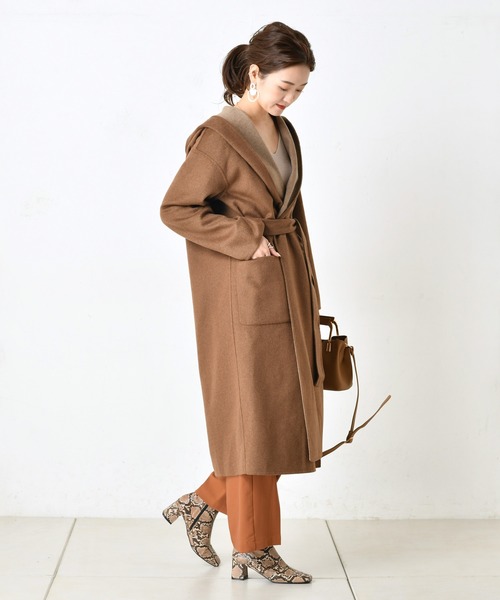 DouDou（ドゥドゥ）の「起毛センプレパンツ（その他パンツ・レディース・ベージュ/イエロー/キャメル・38/36）」の14枚目の写真