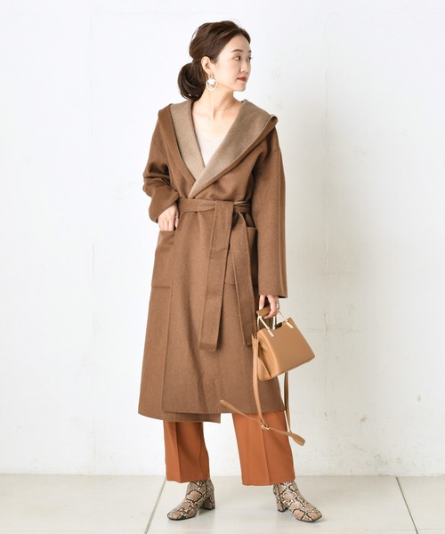 DouDou（ドゥドゥ）の「起毛センプレパンツ（その他パンツ・レディース・ベージュ/イエロー/キャメル・38/36）」の15枚目の写真