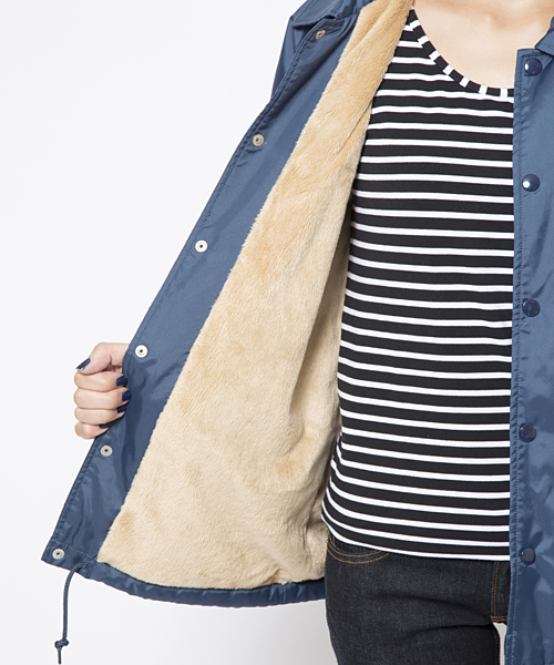 X-girl(エックスガール)の「XGIRL COACH JACKET(ナイロンジャケット・レディース・ブラック/レッド/イエロー/ネイビー/ライトブルー・1/2)」の11枚目の写真