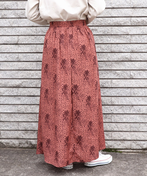 tiptop（ティップトップ）の「2020SS　<pocket>【web限定アイテム】花柄Aラインナロースカート（スカート・レディース・ブラック/ピンク/アイボリー・FREE）」の18枚目の写真