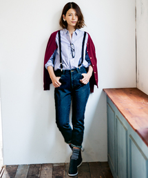 DISCOAT | 【Discoat】デニムハイウエストテーパード(デニムパンツ)