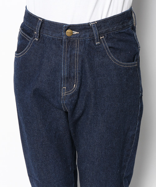 DISCOAT（ディスコート）の「【Discoat】デニムハイウエストテーパード（デニムパンツ・レディース・ネイビー/ブルー・LARGE/MEDIUM）」の6枚目の写真