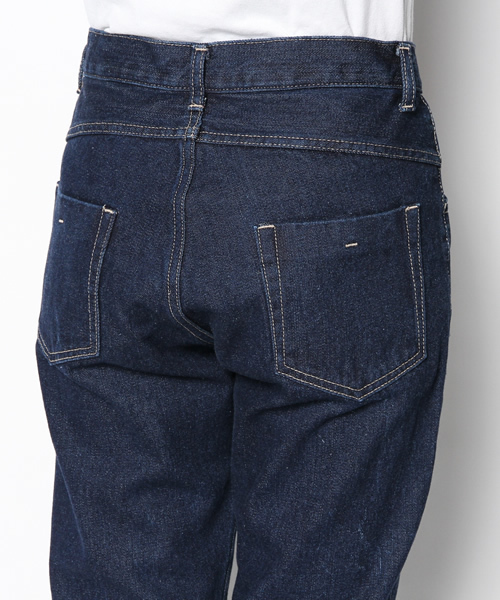 DISCOAT（ディスコート）の「【Discoat】デニムハイウエストテーパード（デニムパンツ・レディース・ネイビー/ブルー・LARGE/MEDIUM）」の7枚目の写真
