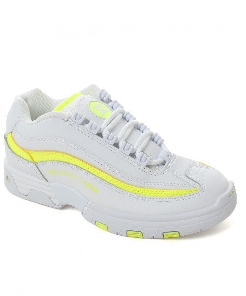DC SHOES(ディーシーシューズ)の「LEGACY LITE/DC スニーカー 厚底(スニーカー・レディース・ホワイト×パープル/ホワイト×イエロー/ホワイト×ピンク/ホワイト・23cm/23.5cm/24cm/24.5cm/25cm)」の4枚目の写真