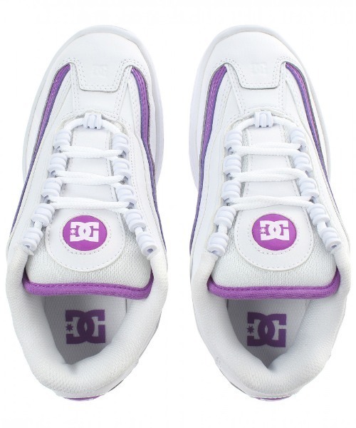 DC SHOES(ディーシーシューズ)の「LEGACY LITE/DC スニーカー 厚底(スニーカー・レディース・ホワイト×パープル/ホワイト×イエロー/ホワイト×ピンク/ホワイト・23cm/23.5cm/24cm/24.5cm/25cm)」の7枚目の写真