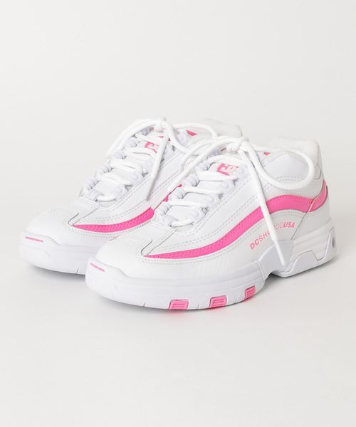 DC SHOES(ディーシーシューズ)の「LEGACY LITE/DC スニーカー 厚底(スニーカー・レディース・ホワイト×パープル/ホワイト×イエロー/ホワイト×ピンク/ホワイト・23cm/23.5cm/24cm/24.5cm/25cm)」の17枚目の写真