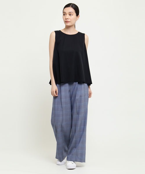 SUNSPEL（サンスペル）の「SUNSPEL / WOMEN’S TENCEL SHIRT（シャツ/ブラウス・レディース・ブラウン/ブラック・2/1）」の4枚目の写真