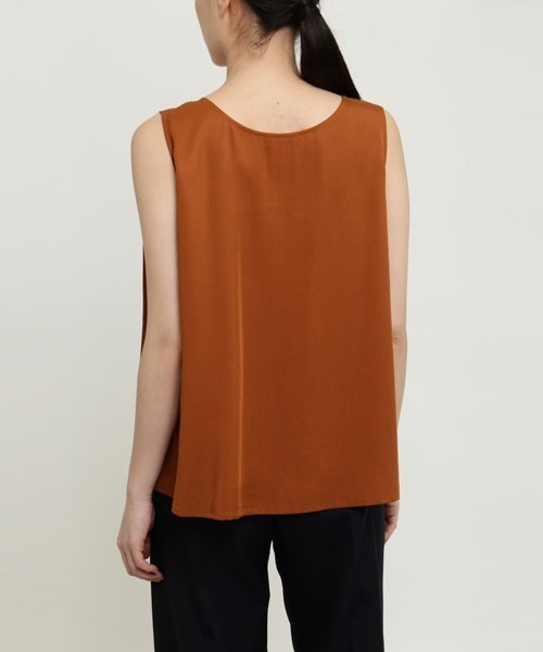 SUNSPEL（サンスペル）の「SUNSPEL / WOMEN’S TENCEL SHIRT（シャツ/ブラウス・レディース・ブラウン/ブラック・2/1）」の8枚目の写真