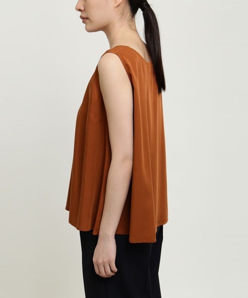 SUNSPEL（サンスペル）の「SUNSPEL / WOMEN’S TENCEL SHIRT（シャツ/ブラウス・レディース・ブラウン/ブラック・2/1）」の9枚目の写真