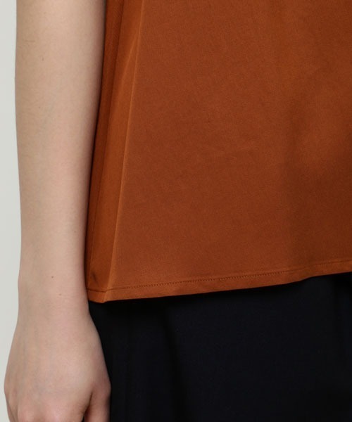 SUNSPEL（サンスペル）の「SUNSPEL / WOMEN’S TENCEL SHIRT（シャツ/ブラウス・レディース・ブラウン/ブラック・2/1）」の15枚目の写真