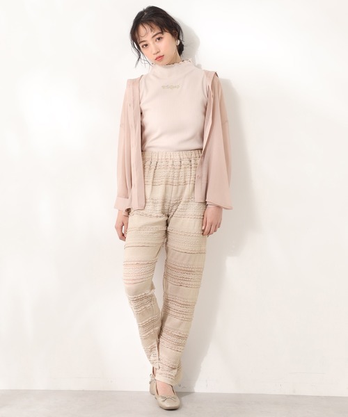 one after another NICE CLAUP(ワンアフターアナザーナイスクラップ)の「カットレースパンツ(その他パンツ・レディース・オフホワイト/ベージュ/ブラウン・FREE)」の9枚目の写真