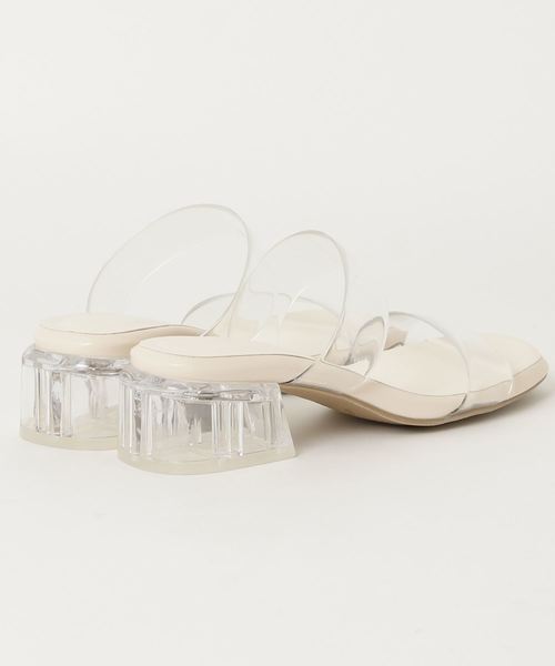 WEGO（ウィゴー）の「WEGO/クリアヒールサンダル（サンダル・レディース・ベージュ/その他1・MEDIUM/LARGE）」の3枚目の写真