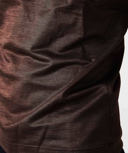 MICHEL KLEIN HOMME (ミッシェルクランオム)の「カットソー(ラミーカノコシルケット)(Tシャツ/カットソー・メンズ・ネイビー/ブラウン・MEDIUM/LARGE/X-LARGE)」の13枚目の写真