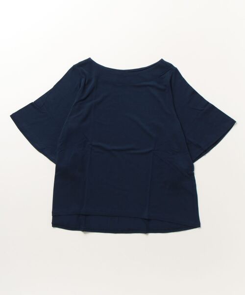 three dots(スリードッツ)の「クリアジャージー トップ(Tシャツ/カットソー・レディース・ブラック/グレー系その他/オレンジ系その他/グレー/ネイビー・SMALL/X-SMALL)」の5枚目の写真