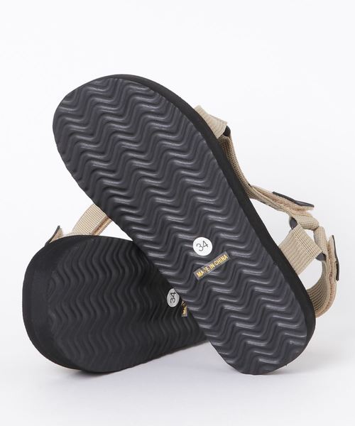 AAA+（サンエープラス）の「AAA / スポーツサンダル(2396)　ワンマイルサンダル（サンダル・レディース・ホワイト/ブラック/ベージュ/ネイビー/グレー/カーキ・38/42/36/34/44/40）」の8枚目の写真