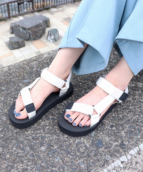 AAA+（サンエープラス）の「AAA / スポーツサンダル(2396)　ワンマイルサンダル（サンダル・レディース・ホワイト/ブラック/ベージュ/ネイビー/グレー/カーキ・38/42/36/34/44/40）」の16枚目の写真